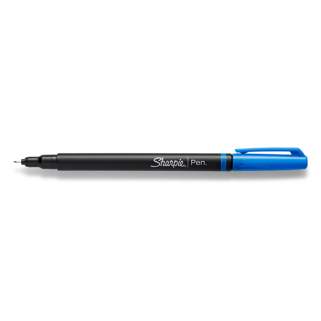 Sharpie Pen Blue Fine, Non Bleeding, Archival-quality